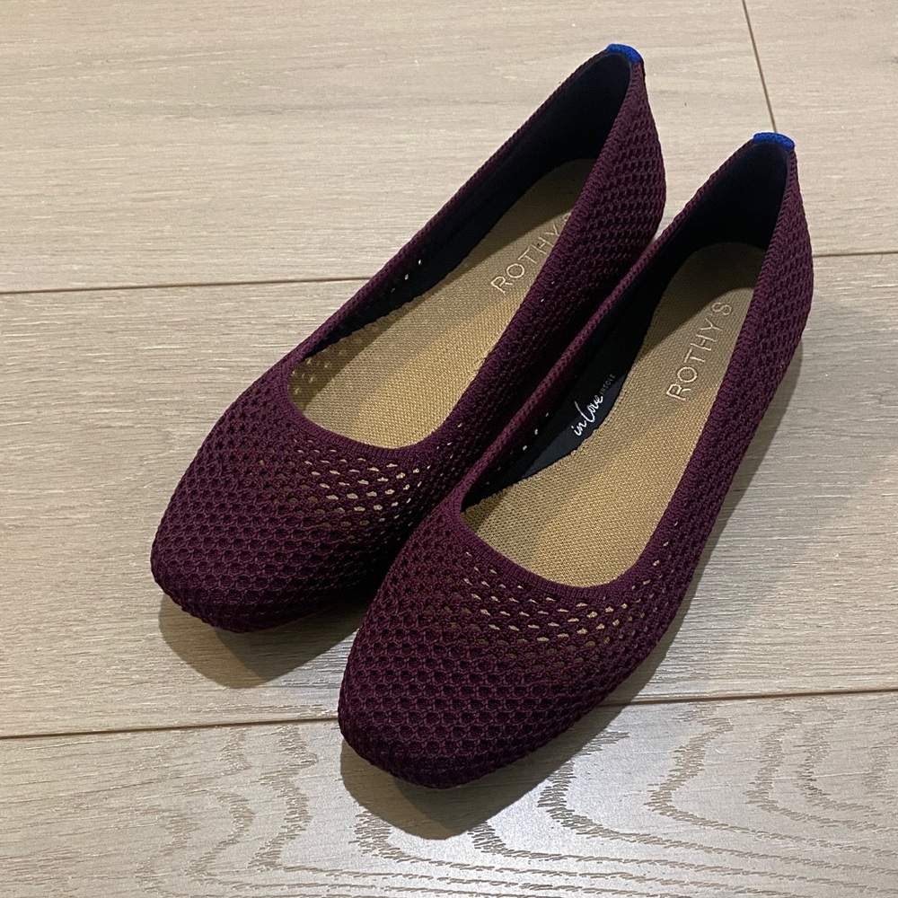 Rothy's Deep Purple Flats